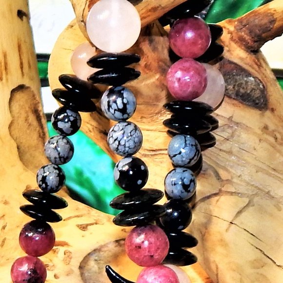 BoHo Gemstone Lovers Dream Heavy Necklace - Picture 2 of 16